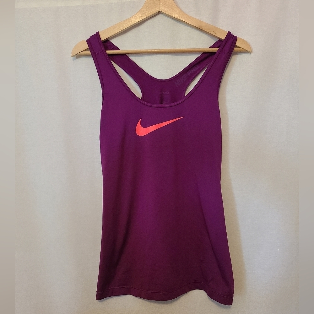NIKE PRO purple athletic tank top- Size medium